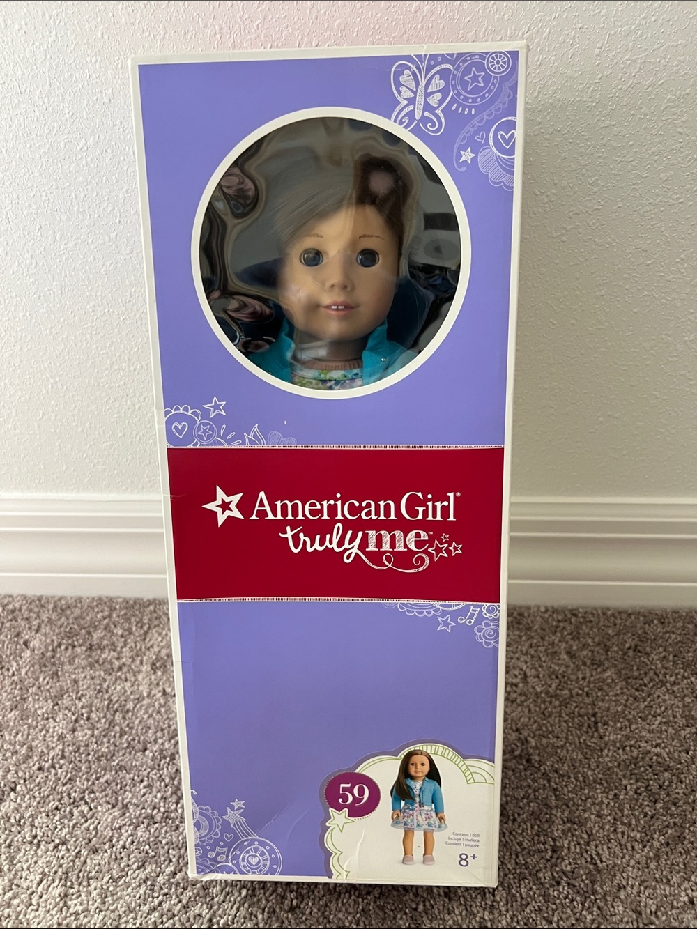 American Girl Truly Me #59 Original Box & Outfit Long Brown Hair Brown Eyes